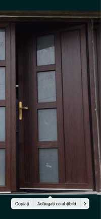 Uși PVC acces principal pentru casa