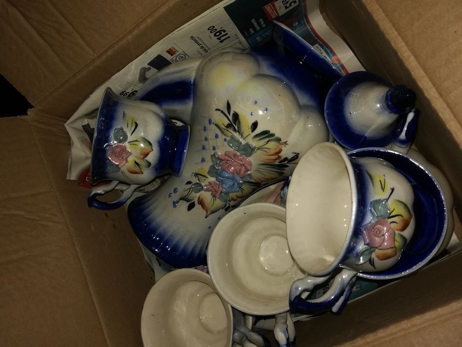 Set ceramică superbă veche.