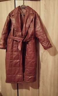 Дамски, кожени палта, размер 50-52
