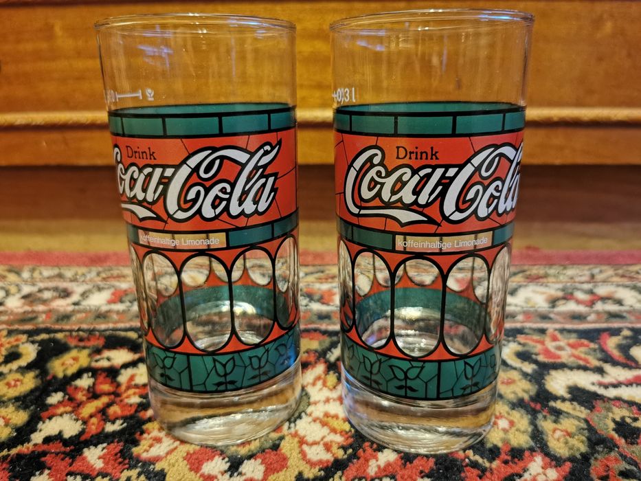 Pahare Coca Cola  retro 2 buc