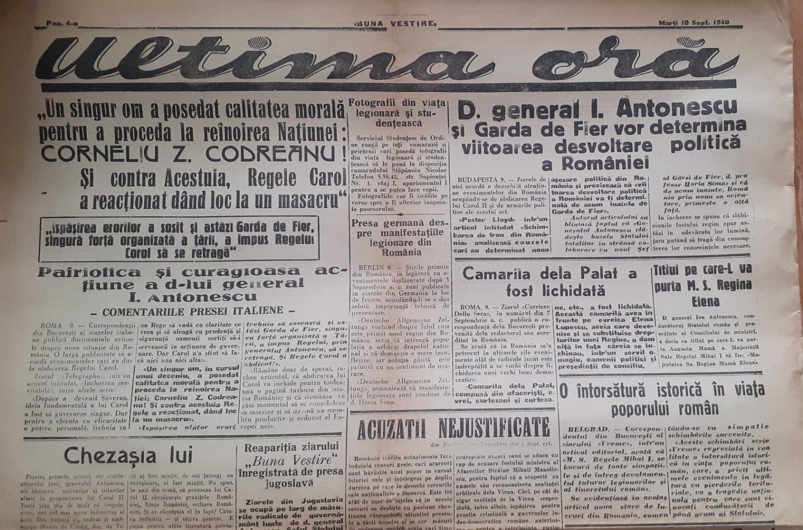Ziar de colecție nu trimit în țară predare personală de prefer în cent