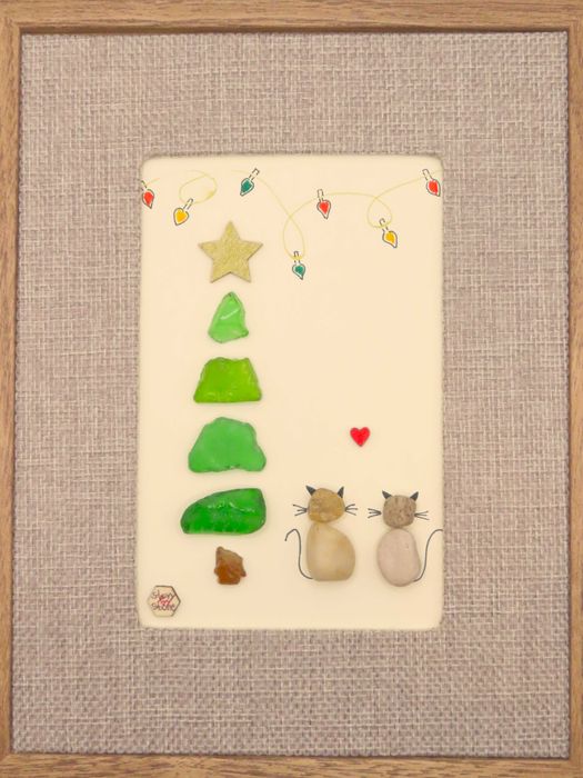 Коледни ръчно изработени пана за подарък