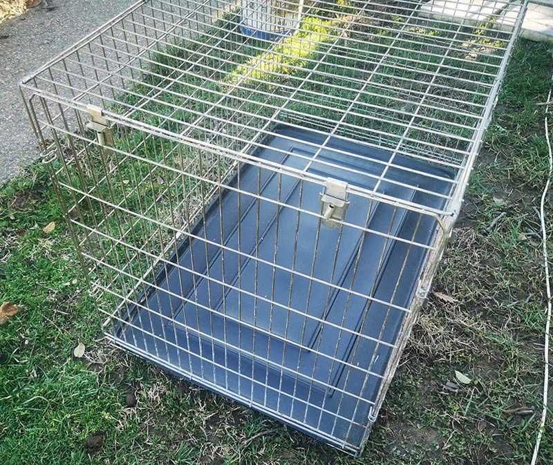 голяма метална клетка за куче 106x65x70см за транспорт и стационар