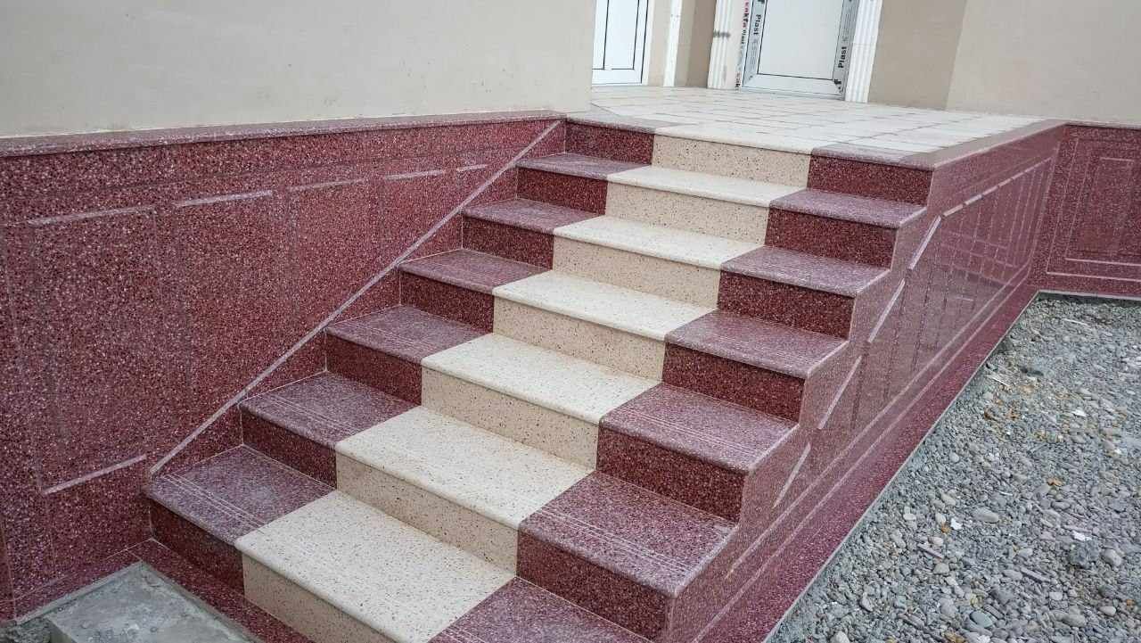 Агломерат зиналар (600х300х150 мм улчамда, калинлиги 20 мм.)