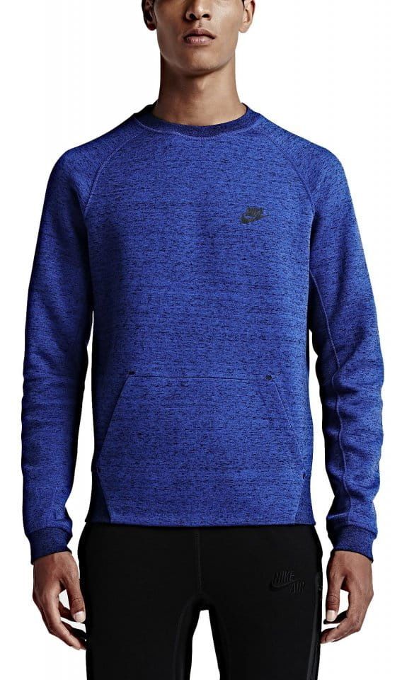 Pulover bluza sweater sweatshirt Nike Tech Crew royal blue bumbac
