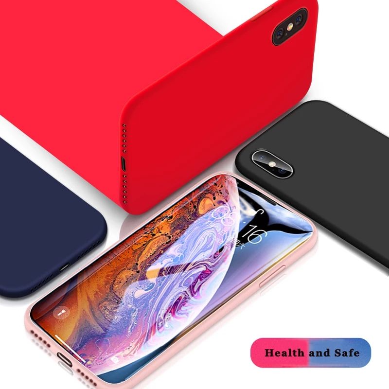 Husa silicon antisoc cu microfibra compatibil Iphone X ; Xs Max ; Xr