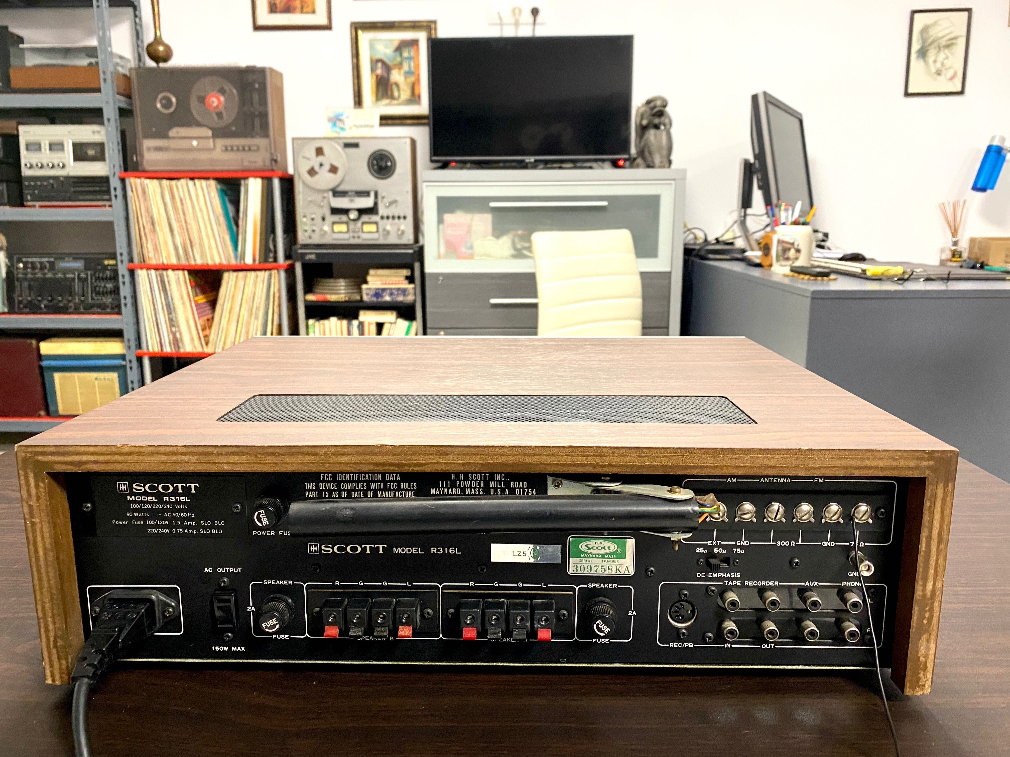 Vintage американски ресивър Scott