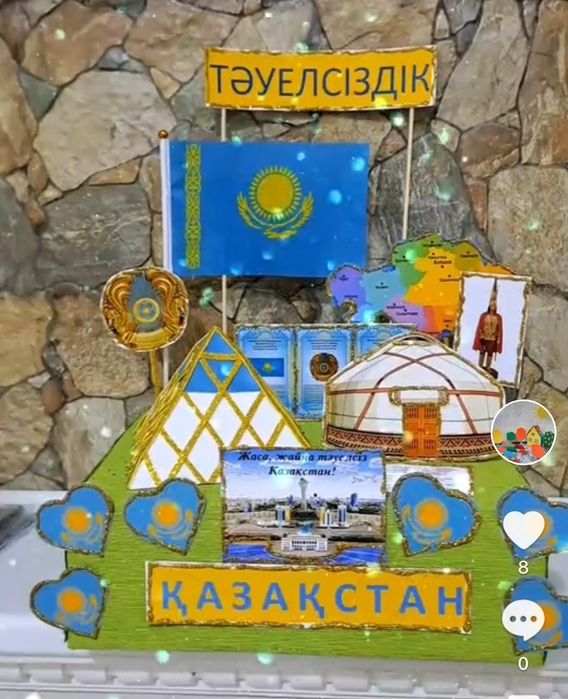 Поделки ко Дню Независимости  и Зимние поделки