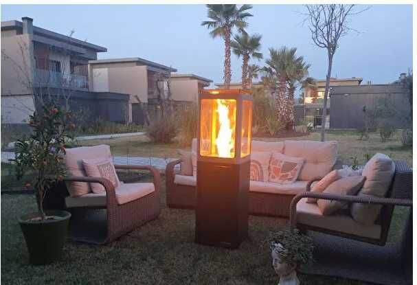 Sobă cu peleți Square Garden  10 kW, incalzire terase,restaurante