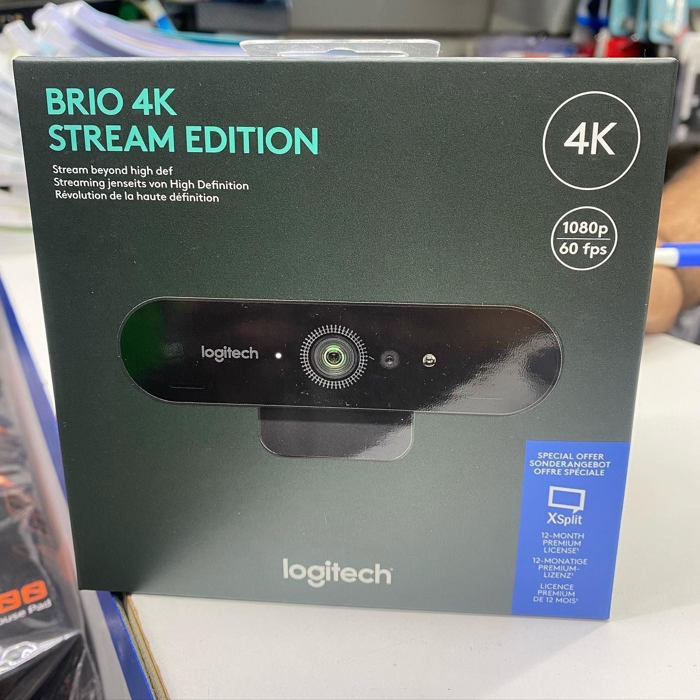 СКИДКА! Оригинал! Logitech BRIO 4K Stream Edition Веб-камера/Вебкамера