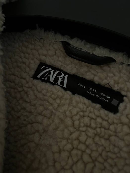 Дубленка укороченная ZARA