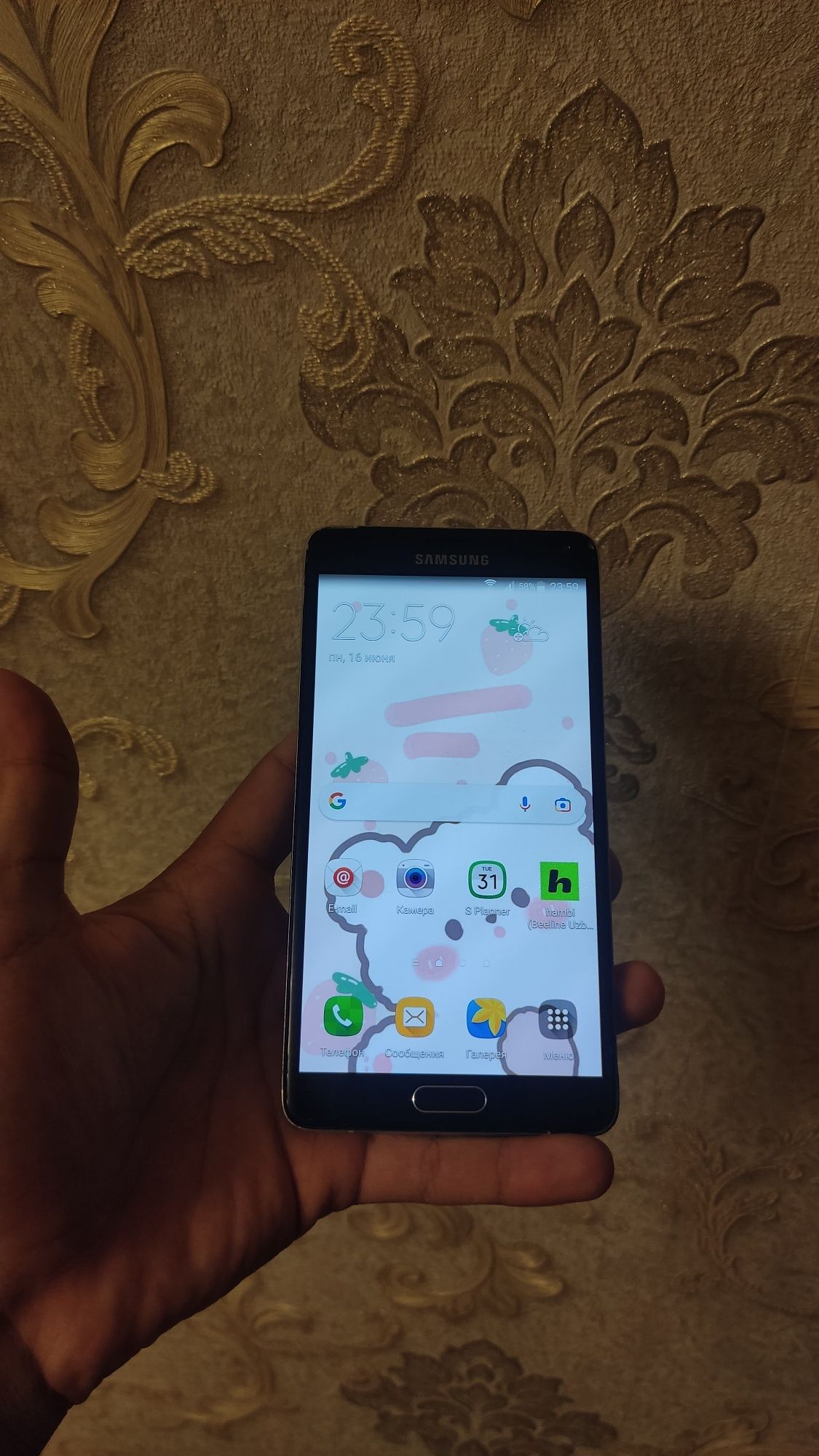 Samsung galaxy not 4 ideal karobka dakment full