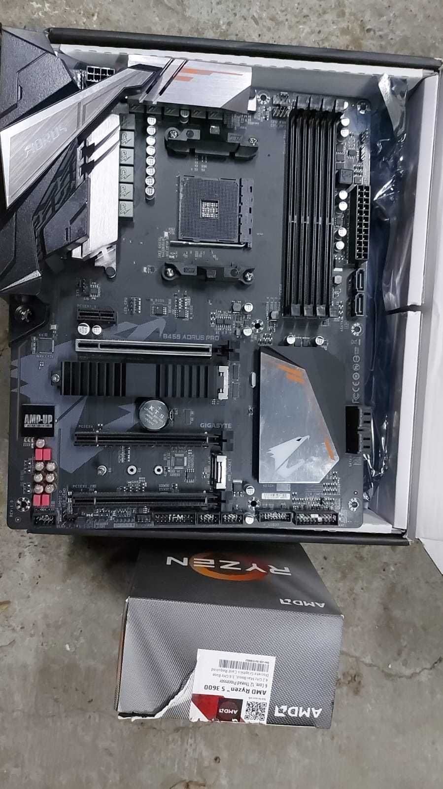 kit gaming  Gigabyte B450 AORUS PRO +Ryzen 5 3600 , noi