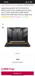 Laptop Gaming Asus Tuf F15 FX507Z i5-12500H+ tastatura redragon+ mouse