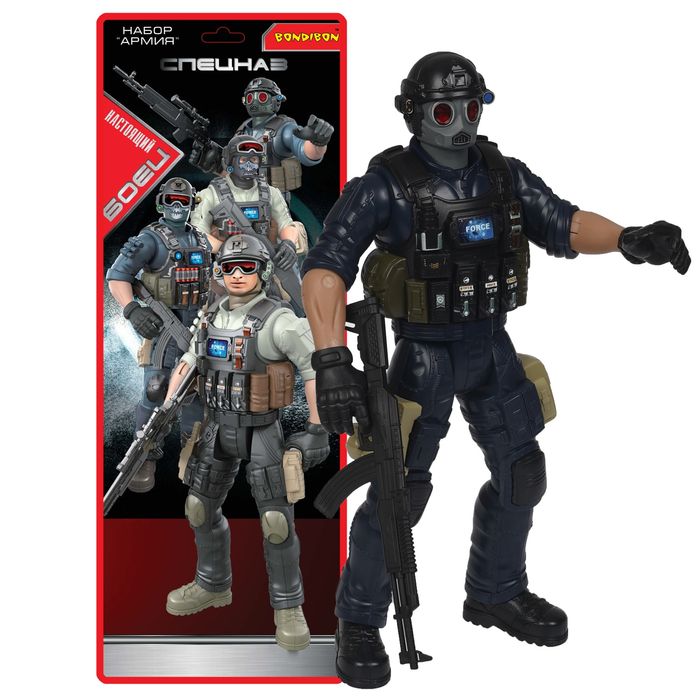 Подвижная фигурка. Настоящий боец