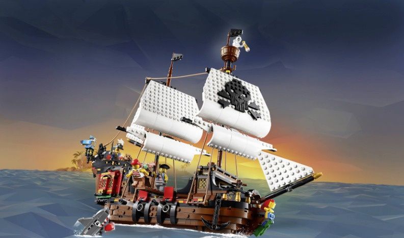 Lego 31109 creator pirate ship лего пиратский корабль