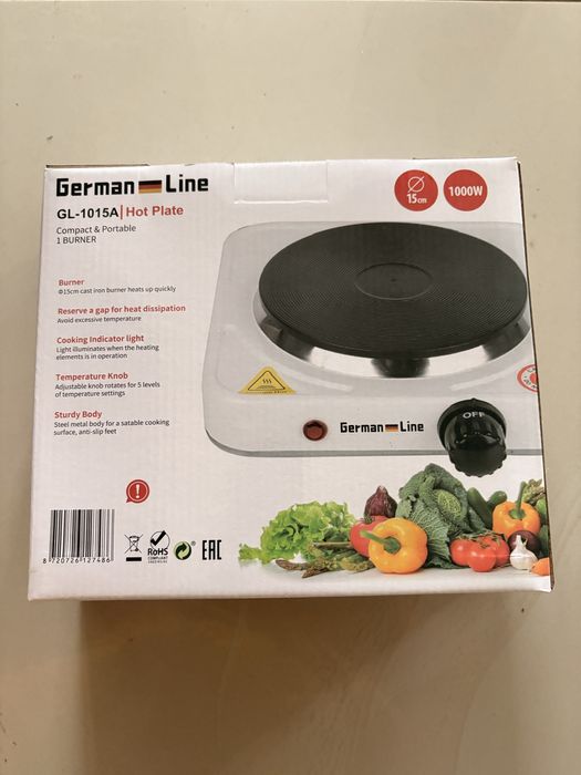 Plita electrica German Line GL-1015A – 1000W, compacta si portabila
