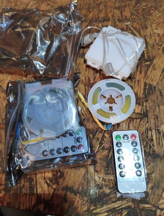 2 benzi LED pe baterie