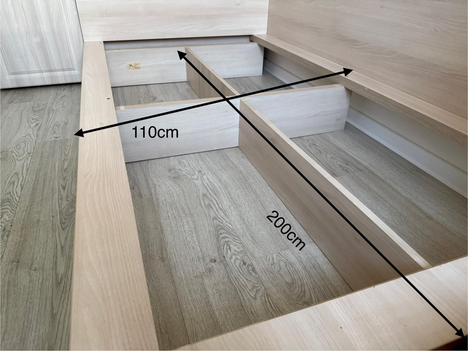 Pat +Dulap + raft din MDF - ideal pentru o singură persoana