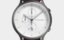 Ceas Lilienthal Berlin - Chronograph Dark Silver White