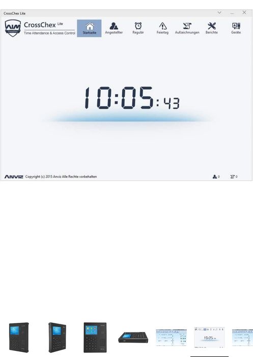 Centrala de control (Sigilata) acces si pontaj biometric cu soft in Cl