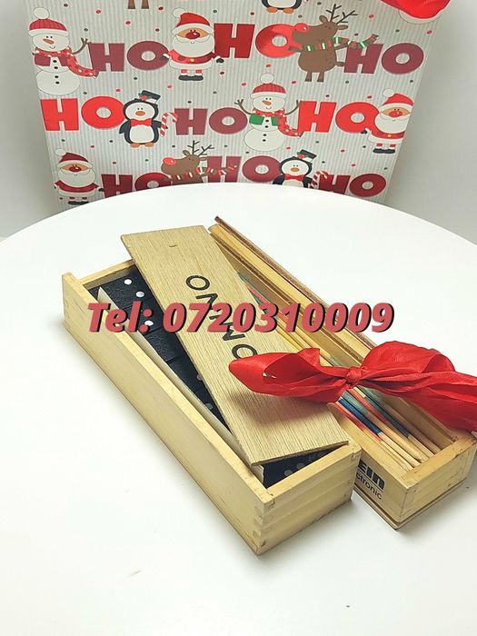 Pachet Craciun  Joc Marocoo mikadoSi Domino  Transport Gratuit