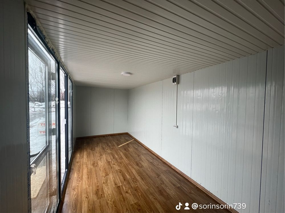 Container birou containere vitrina santier paza fast food