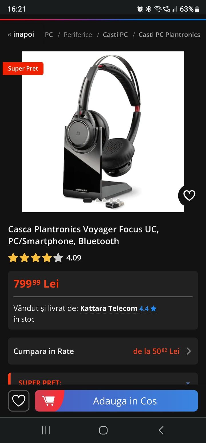 Plantronics voyager focus