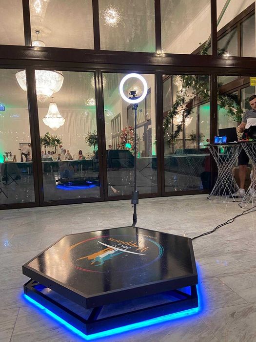 SET 2 Platforma 360 Video Booth Mare si mica