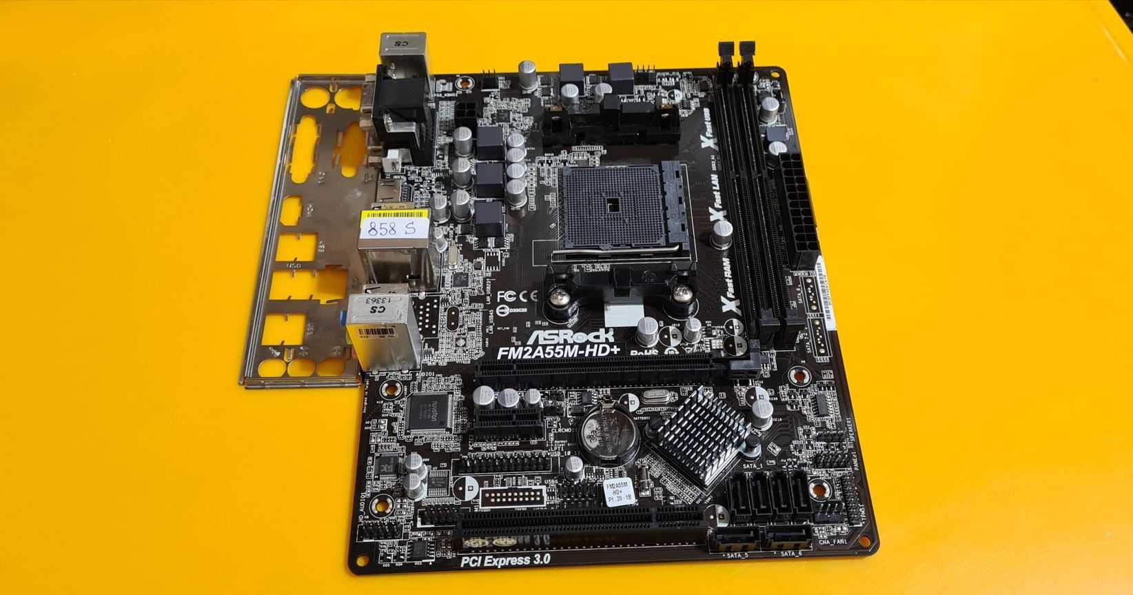 858S.Placa De Baza Asrock FM2A55M-HD+,2xDDR3,Socket FM2+