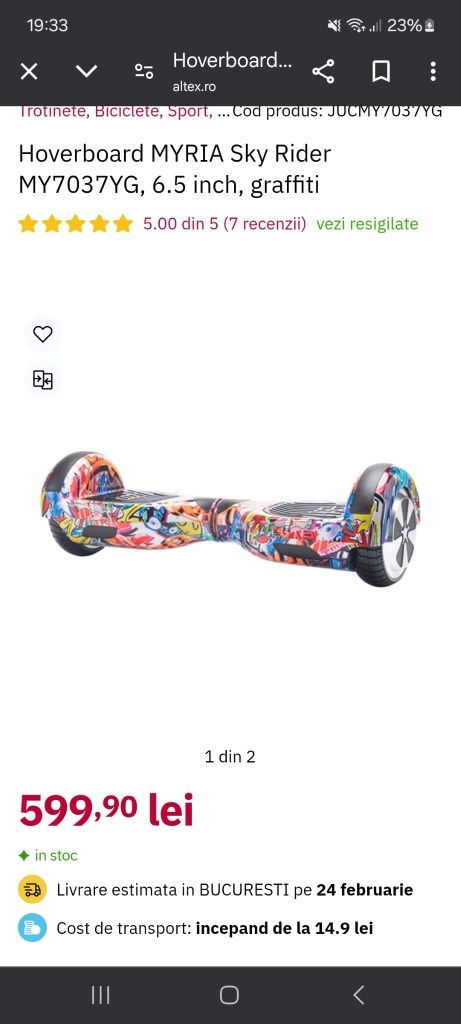 Hoverboard Sot Rider 6.5 inch