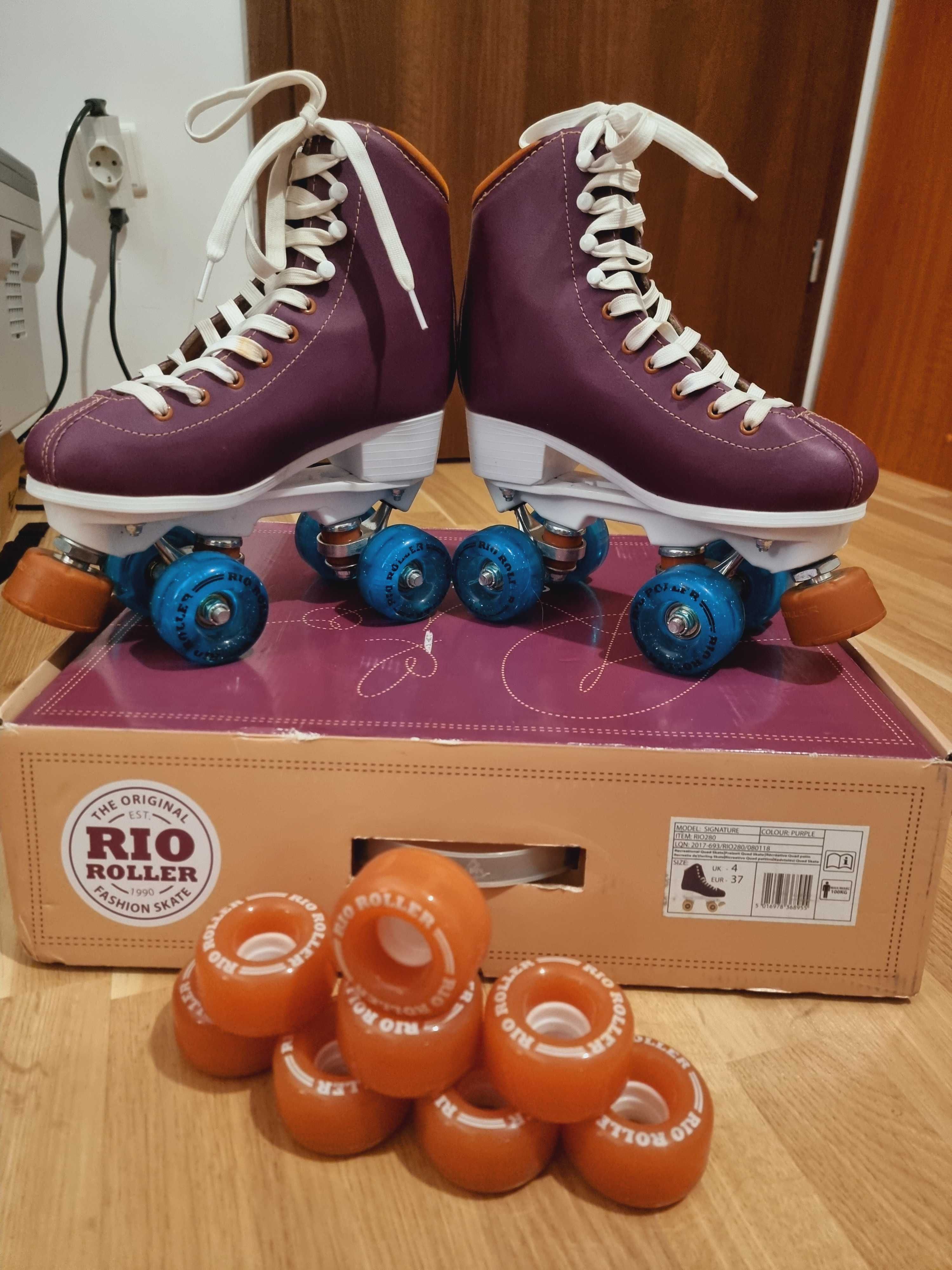 Patine cu rotile - Rio Roller Signature Purple marimea 37