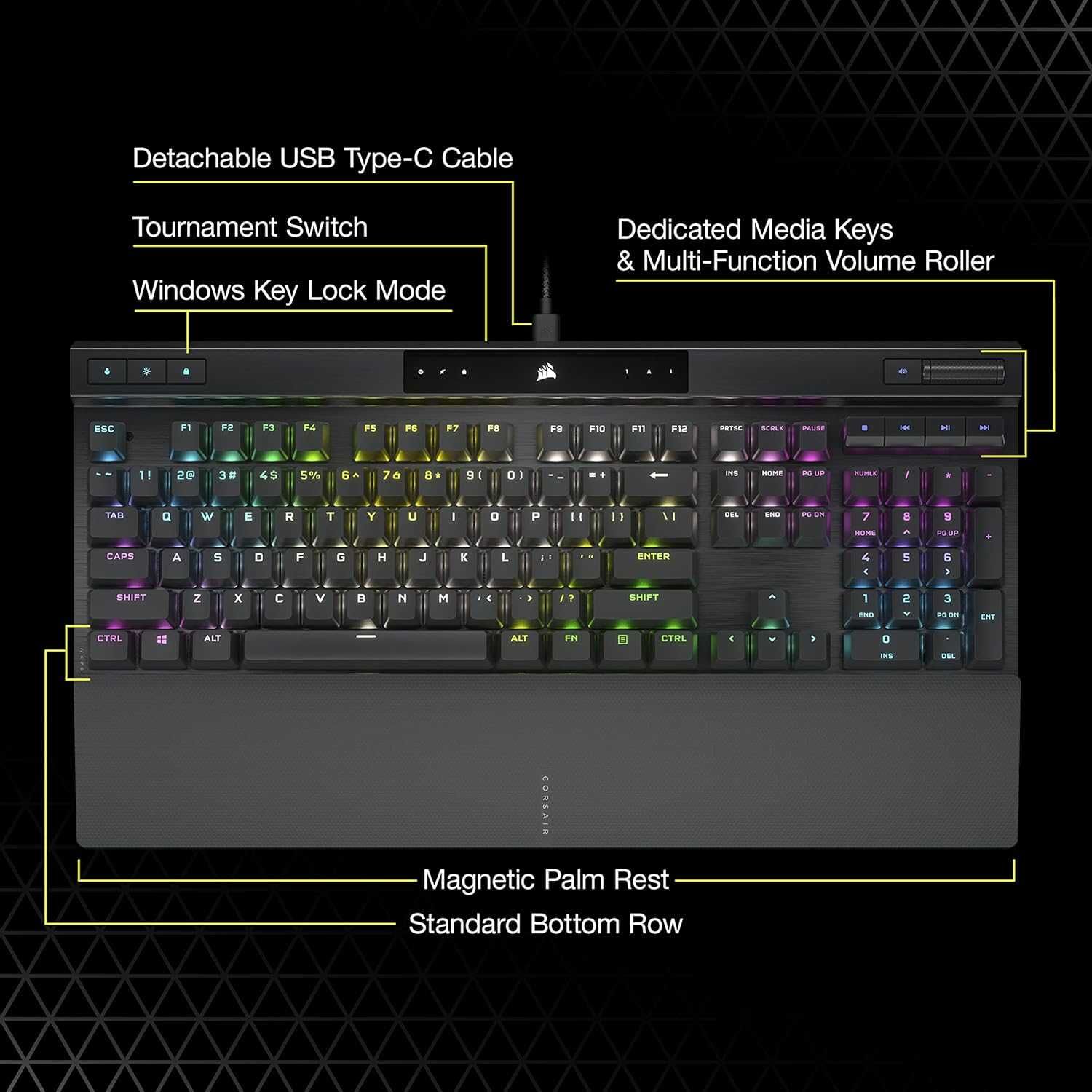 Corsair K70 RGB PRO (Cherry MX RGB Red Linear) - [Оригинал США]