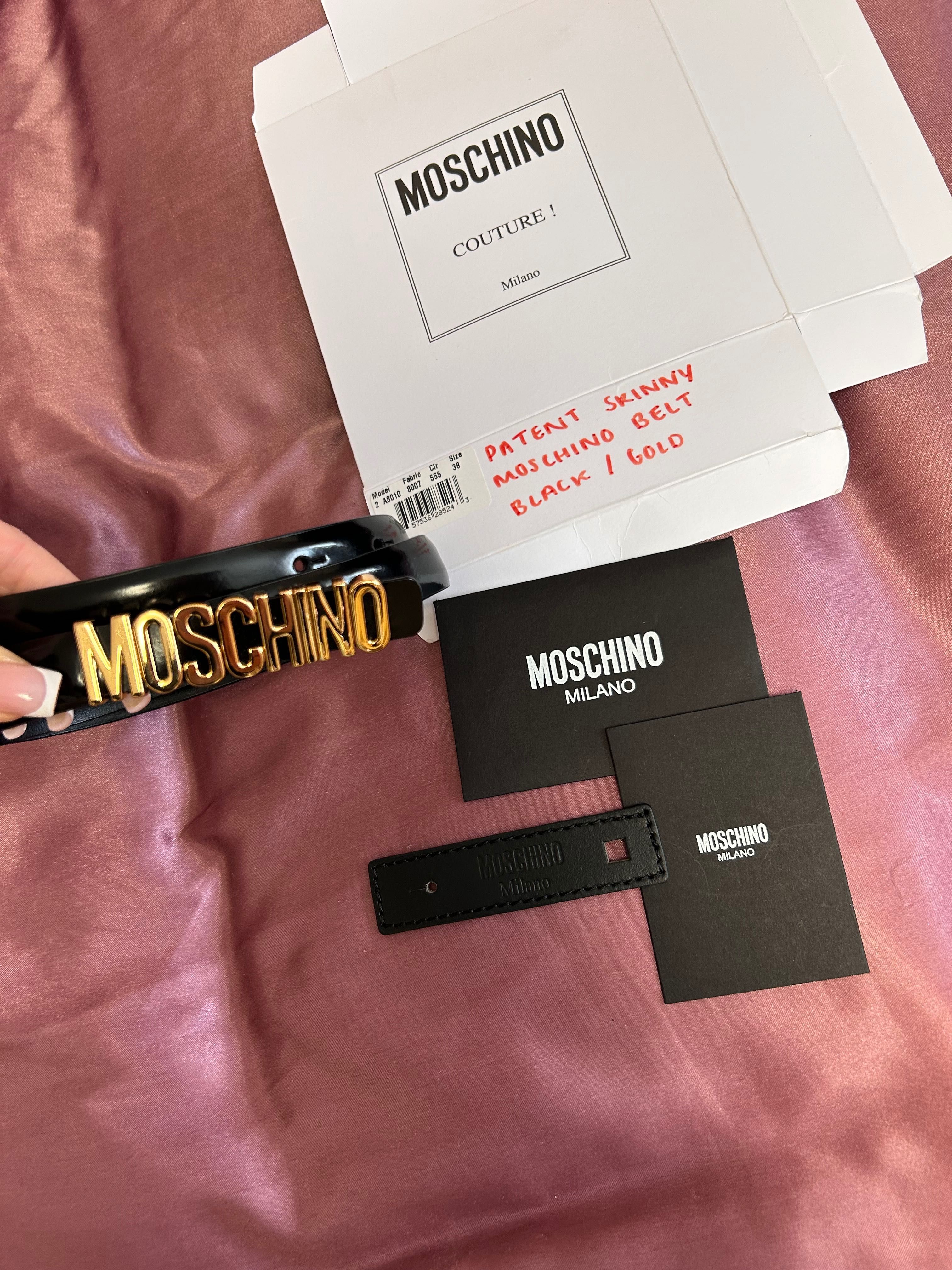 Оригинални Moschino колани естествена кожа