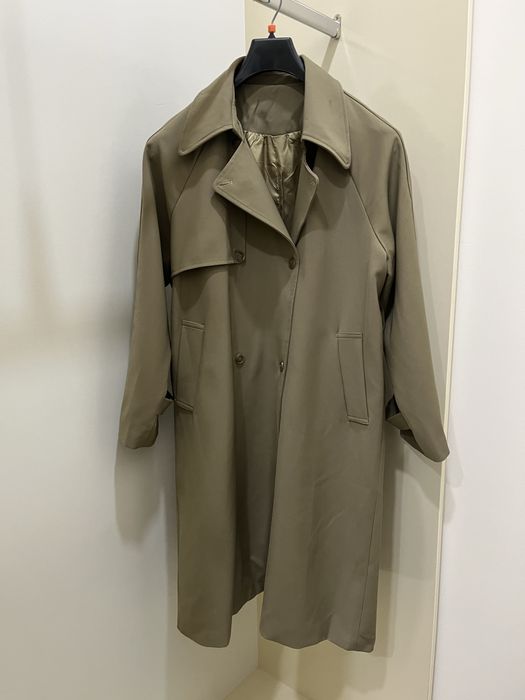 Женский плащ теплый oversize, осень-зима, размер M-L