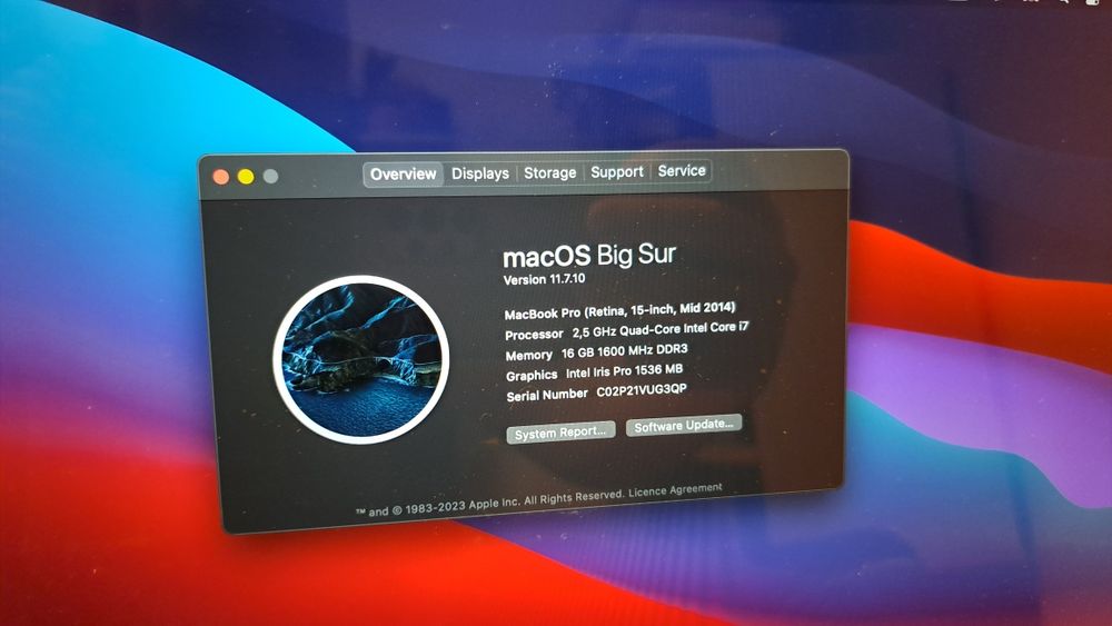 Macbook Pro 15'' Mid 2014