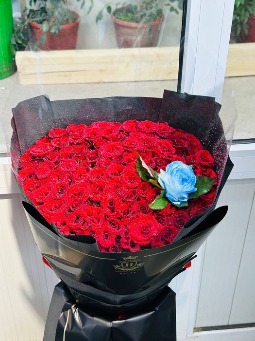 101 ta atirgul buket 51 - 101 roza