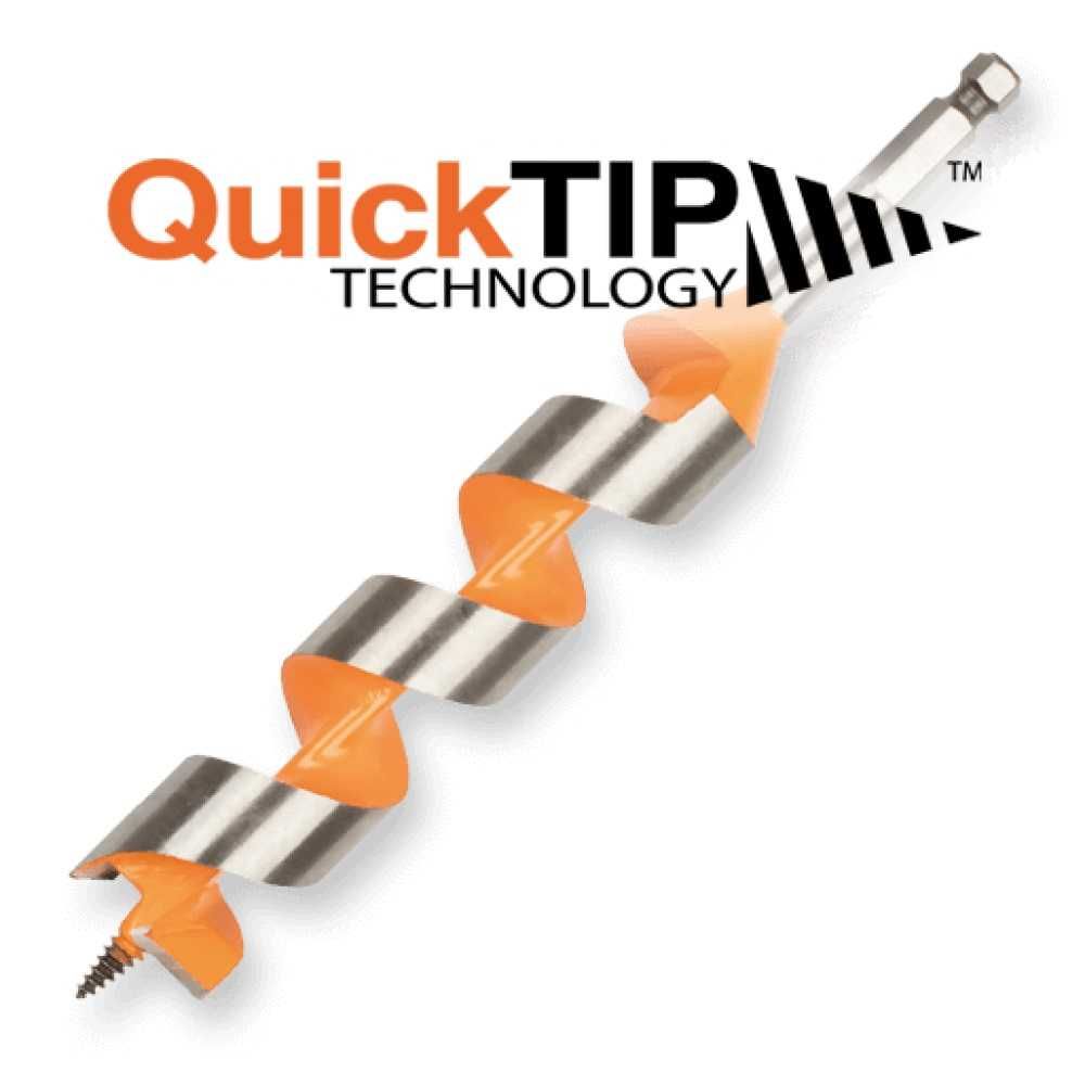 Burghiu spiralat pentru lemn ULTIMATE TwisterXbit, D10, lungime 230 mm