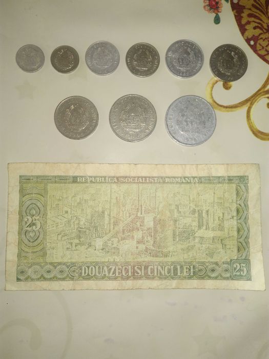 Monede,Bacnote Romania