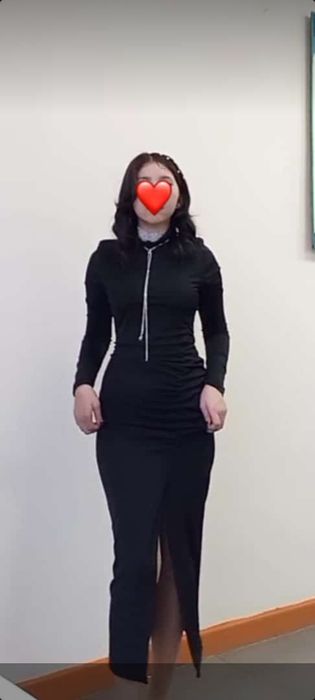 Черное турецкое платье