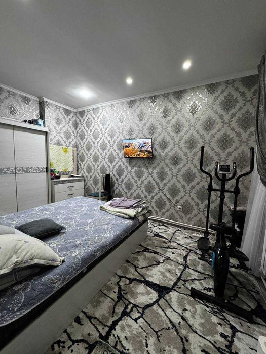 2 комн. коттедж. Махалля М Ашрафи 50м2 Ремонт. Ул. Хотирчи. С мебелью