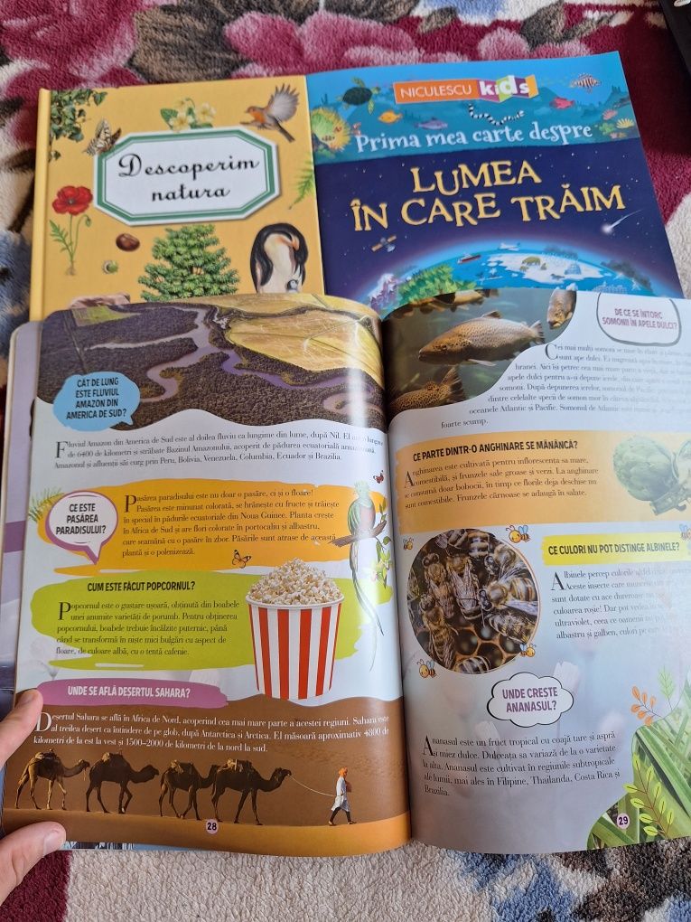 Cărți despre animale și natură, citite, în stare foarte bună