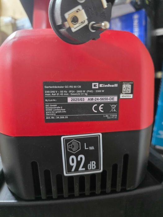 Tocator electric silentios de crengi Einhell 2300 W 230 V