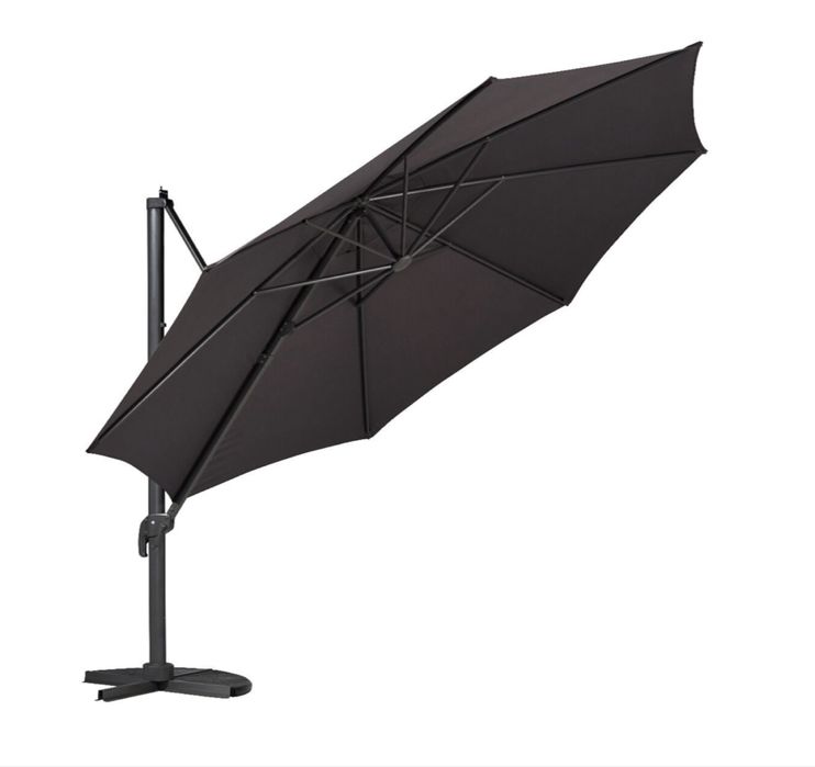 Umbrela aluminiu "Ronda", 400 cm, gri