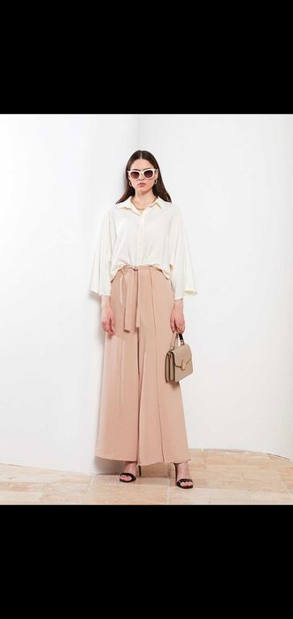 Fusta - Pantalon elegant, bej, nou, model deosebit, LCW