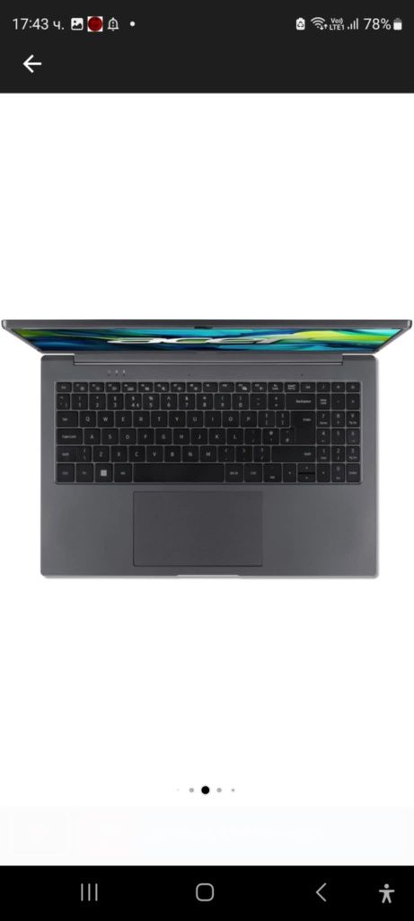Лаптоп Acer Aspire Lite 15-ЧИСТО НОВ!