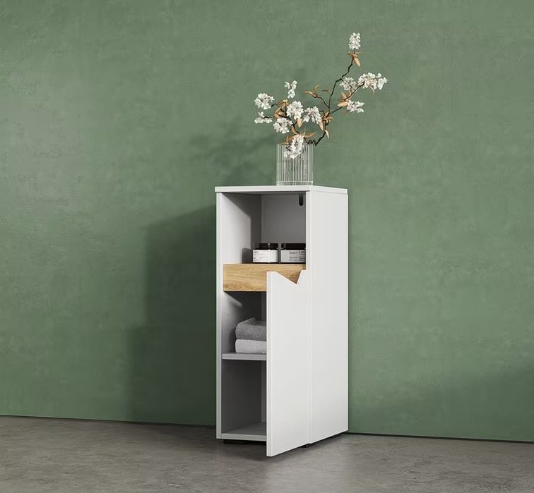 Среден бял шкаф Vicco