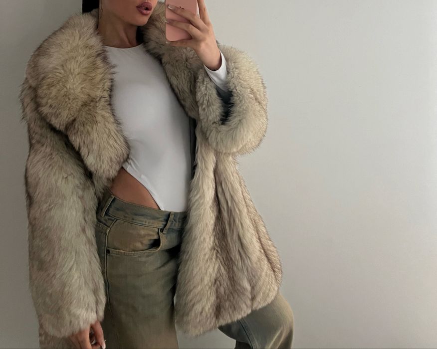 Geaca Blana Naturala Vulpe