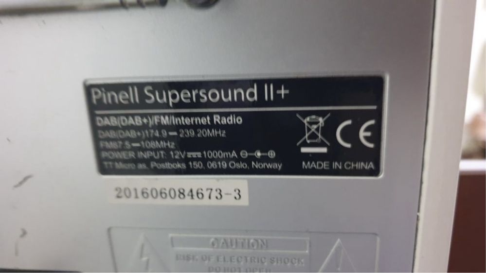 Radio Internet Pinell Supersound II Wi-Fi,Dab,FM+telecomanda