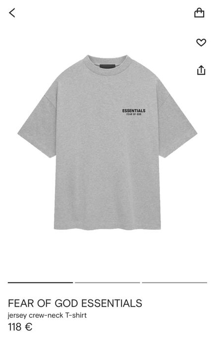 Tricou Essentials Fear of God